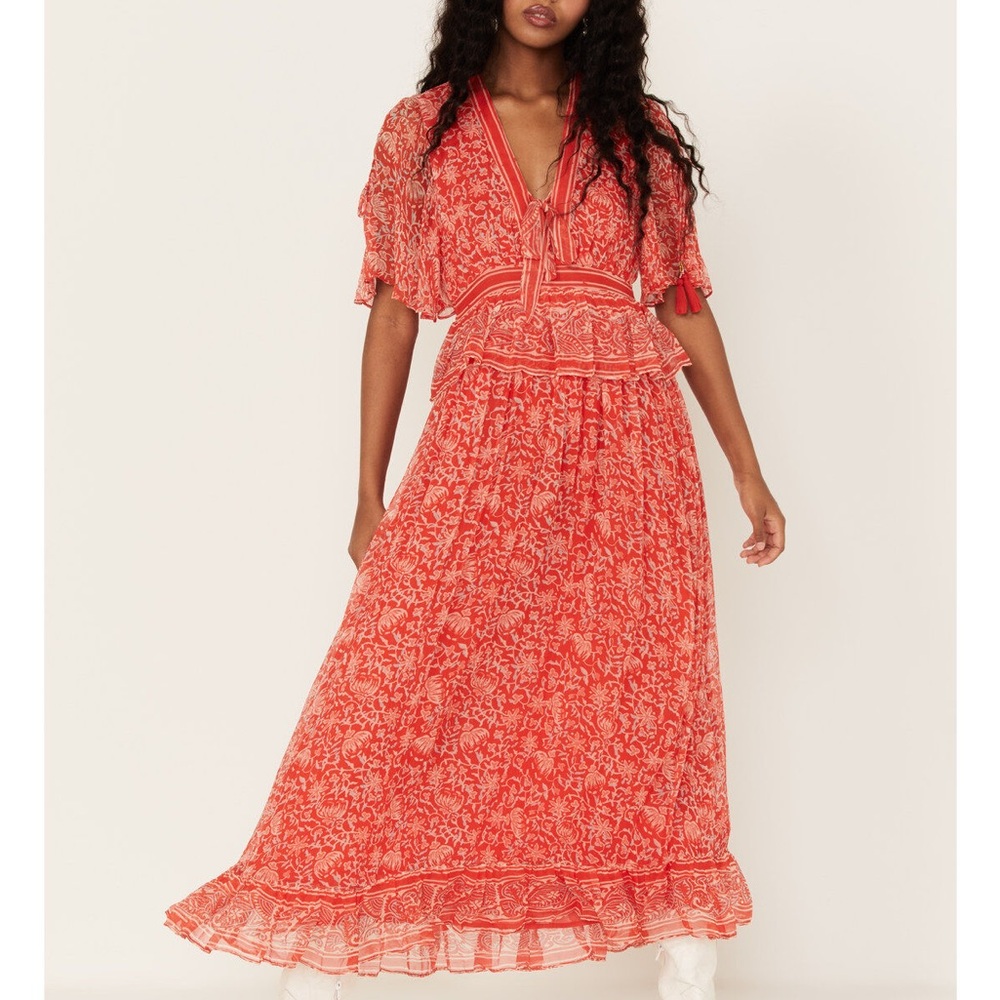 CLEOBELLA LAUREL FLORAL PRINT MAXI DRESS